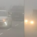 Day Turns to Dusk in Kandaghat as Thick Fog Causes Zero Visibility; Drivers Forced to Use Headlights
