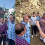 Anurag Thakur Slams Highway Contractor Over Negligence: “This Isn’t a Road—People Have Been Using Ropes to Reach Their Homes for Six Months”
