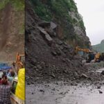 Mandi: Chandigarh–Manali National Highway Shut Again Near Char Mile as Fresh Landslide Halts Restoration Work