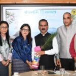 Bhutan Delegation Meets Chief Minister; CM Gifts Over 5,000 Chilgoza Saplings