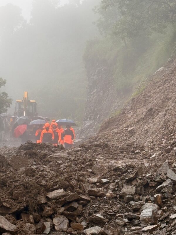 Five Killed in Landslides Across Shimla and Sirmaur