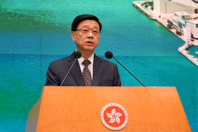 Hong Kong Leader Commits to Boosting Economy and Livelihoods
