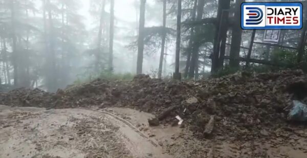 Lower Khalini and New Shimla get entangled in heavy landslide