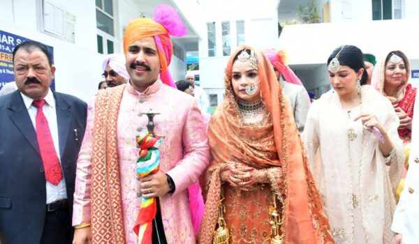 Photos: Himachal Pradesh Minister Vikramaditya Singh Marries Amreen Sekhon in Chandigarh