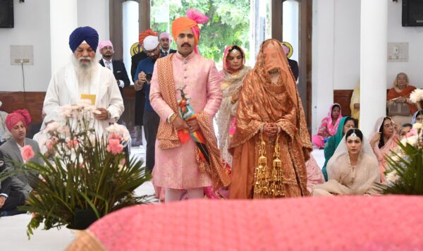 Photos: Himachal Pradesh Minister Vikramaditya Singh Marries Amreen Sekhon in Chandigarh