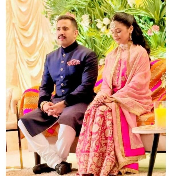 Photos: Himachal Pradesh Minister Vikramaditya Singh Marries Amreen Sekhon in Chandigarh