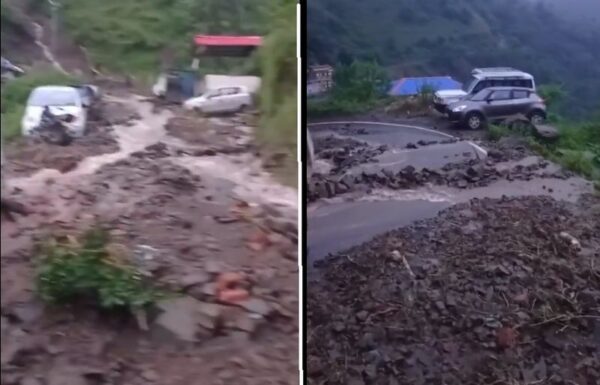 Cloudburst in Himachal Village; Several Vehicles Buried Under Debris, Farmlands Damaged