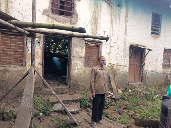 Landslide Destroys House in Palampur, One Dead, Two Injured