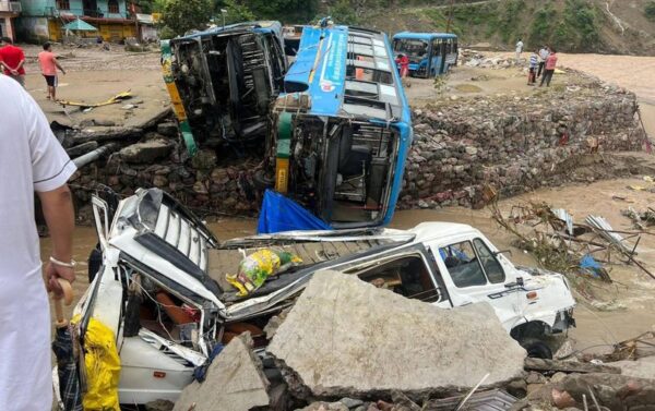 Dharampur Bus Stand Suffers Major Damage, Location Draws Renewed Criticism