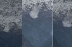 Avalanche in the Dhauladhar Hills Caught on Camera, Viral Video Stuns