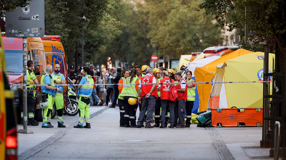 Four Dead After Six-Story Building Collapses in Central Madrid