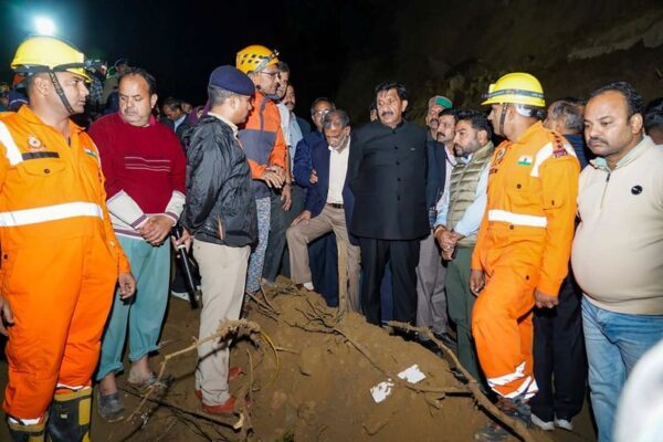 Bilaspur Accident: Deputy CM Mukesh Agnihotri Visits Site to Review Rescue Operations; Death Toll Rises to 16