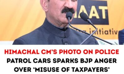 ‘Misuse of Taxpayers’ Money’: BJP Slams Himachal CM Over Photo on Police Patrol Vehicles