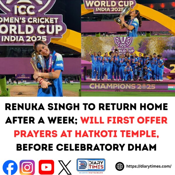 Renuka Singh to Return Home After a Week; Will First Offer Prayers at Hatkoti Temple Before Celebratory Dham