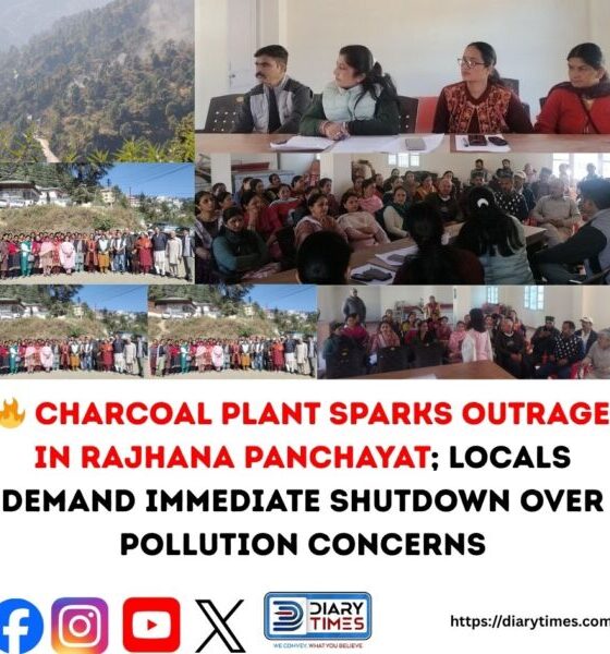 Charcoal Plant Sparks Outrage in Rajhana Panchayat; Locals Demand Immediate Shutdown
