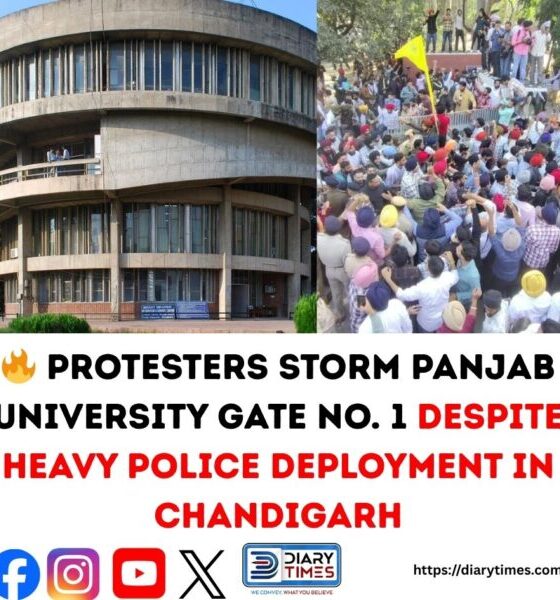 Protesters Break Open Gate No. 1, Enter Panjab University Campus Despite Heavy Police Presence