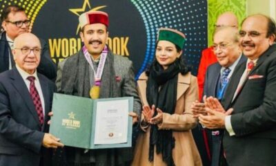 Himachal PWD Minister Vikramaditya Singh Honoured with World Books of Records Award at UK Parliament