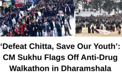 ‘Defeat Chitta, Save Our Youth’: CM Sukhu Flags Off Anti-Drug Walkathon in Dharamshala