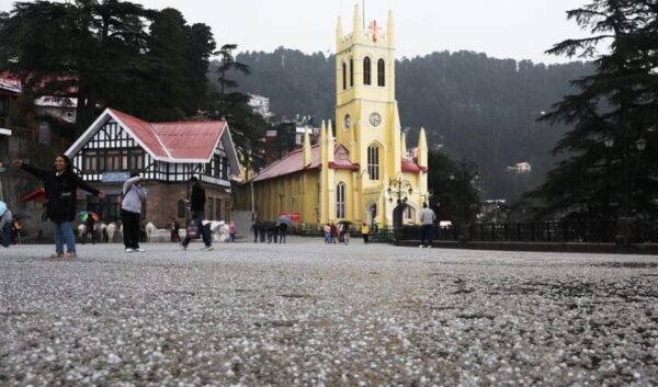 Snow, Rain & Hail Hit Himachal Again—Temperatures Fall Sharply Across State