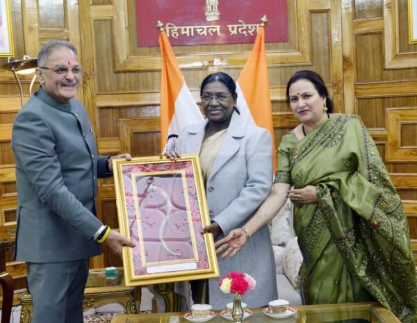 President Droupadi Murmu Honoured at Grand State Banquet in Shimla; Atal Tunnel Visit Cancelled Due to Weather