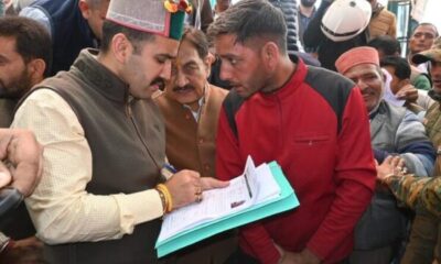 181 Public Complaints Addressed in Sundernagar Camp as Vikramaditya Singh Pushes ‘Government at Doorstep’ Initiative