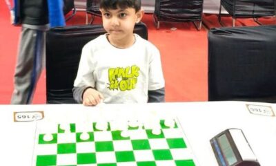 5-Year-Old Chess Prodigy from Kangra Becomes Youngest FIDE-Rated Player in Himachal & Chandigarh