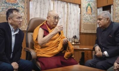Jagdeep Dhankhar Meets Dalai Lama in McLeodganj, Calls It a ‘Memorable Moment’