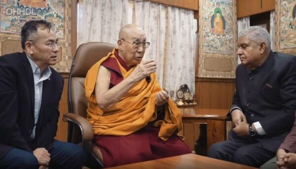 Jagdeep Dhankhar Meets Dalai Lama in McLeodganj, Calls It a ‘Memorable Moment’