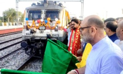 Amb Andaura-Kolkata Weekly Superfast Express Flagged Off, Boosting Himachal’s Rail Connectivity