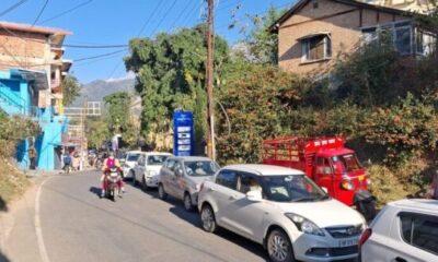 Palampur Traffic Crisis Deepens: Unchecked Parking and Tourist Rush Cause Daily Traffic Jams