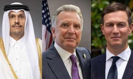 Qatar PM Meets US Envoys Steve Witkoff and Jared Kushner, Discusses US-Iran Talks and Regional Security