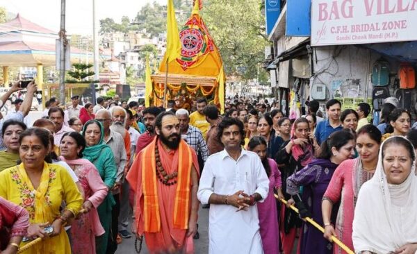 Mandi Comes Alive with Devotion as Annual Lord Jagannath Rath Yatra Draws Hundreds