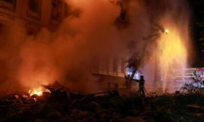 Russian Missile Attack on Kyiv Kills 1, Injures 8 as Fires Break Out Across Five Districts